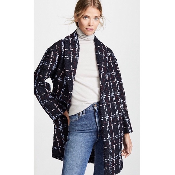 WAYF Valmont Plaid Tweed Jacket - Picture 3 of 5